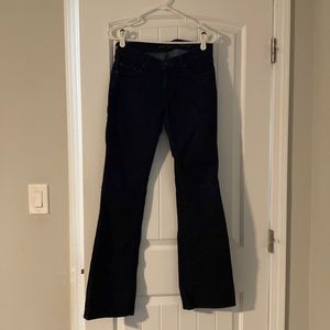 7 For All Mankind Jeans Dark Wash, Low Rise, Bootcut